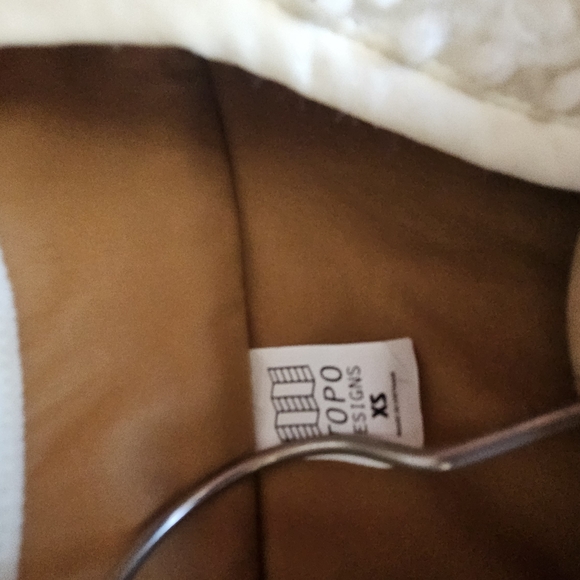 Topo Designs Cream FLEECE Puffer Jacket - Picture 5 of 5